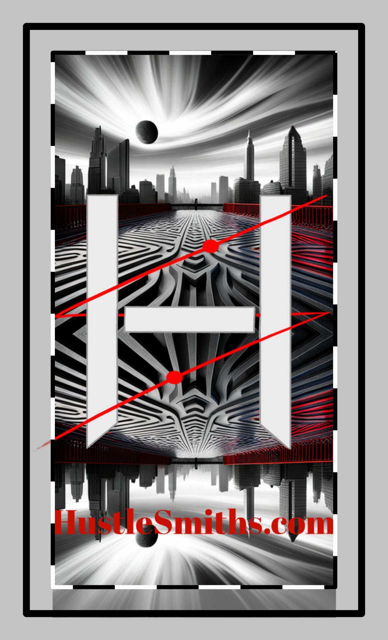 HustleMagnet - Unique Modern Cityscape Design