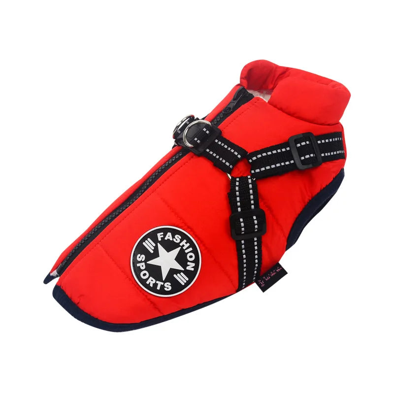 Cozy Pet Coat with Harness