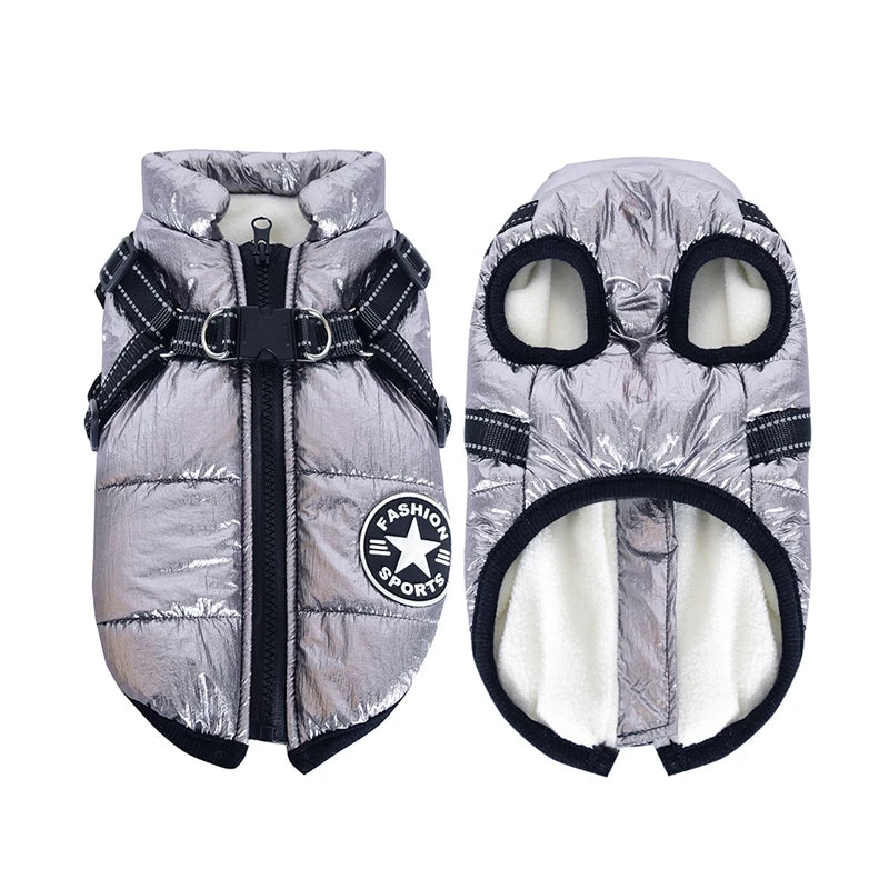 Cozy Pet Coat with Harness