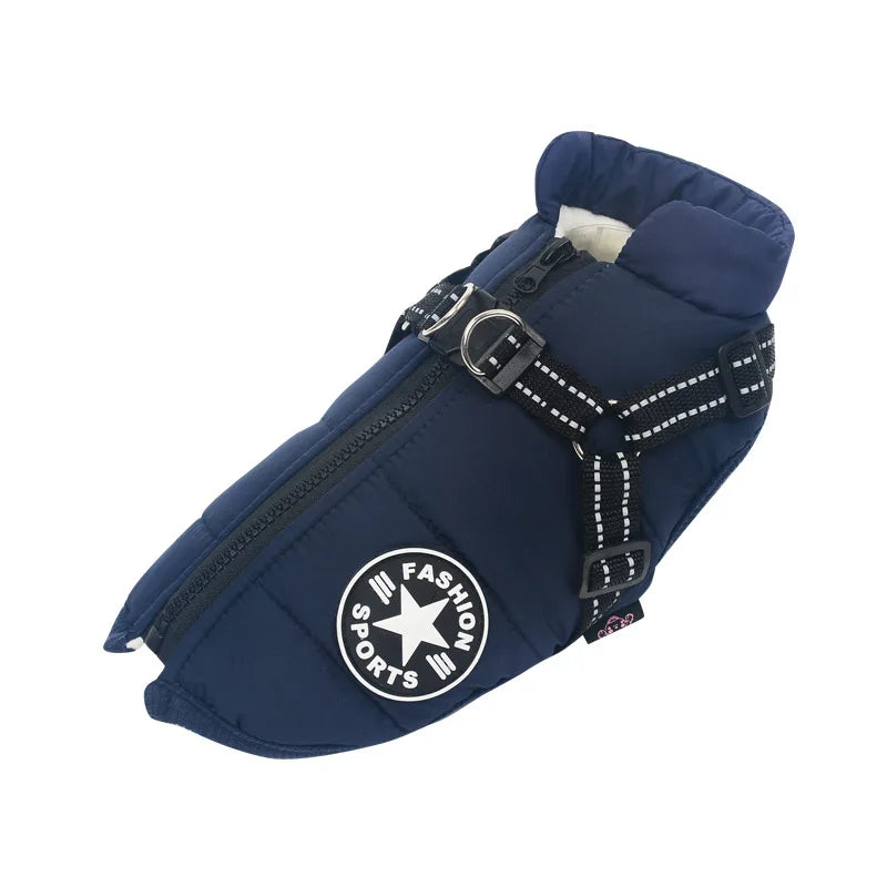 Cozy Pet Coat with Harness