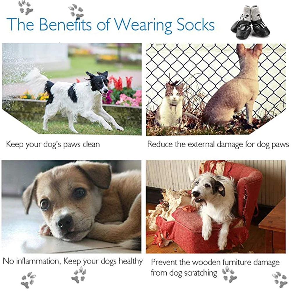 Pet SockShoes 4pcs/set