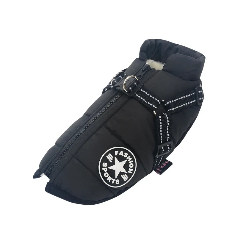Cozy Pet Coat with Harness