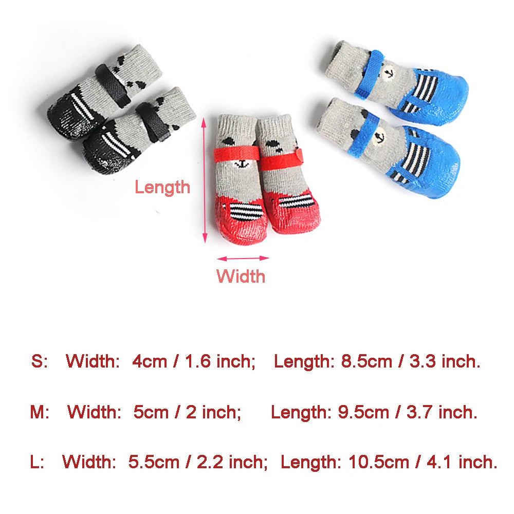 Pet SockShoes 4pcs/set