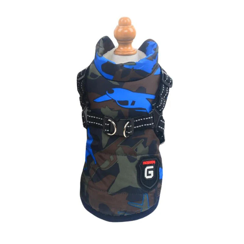 Cozy Pet Coat with Harness
