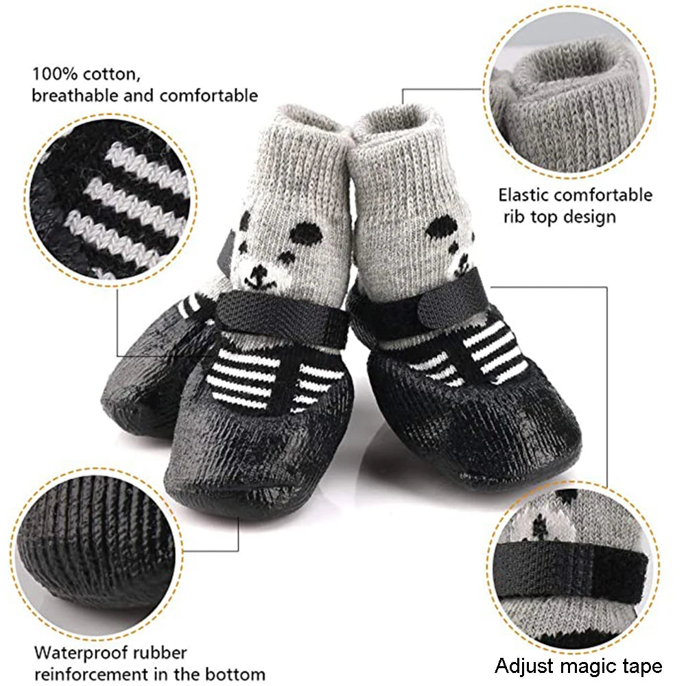 Pet SockShoes 4pcs/set