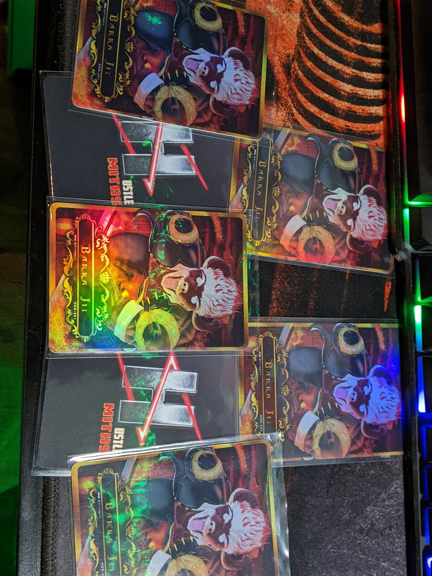 Barka Jii HustlesSmiths Holographic Trading Cards