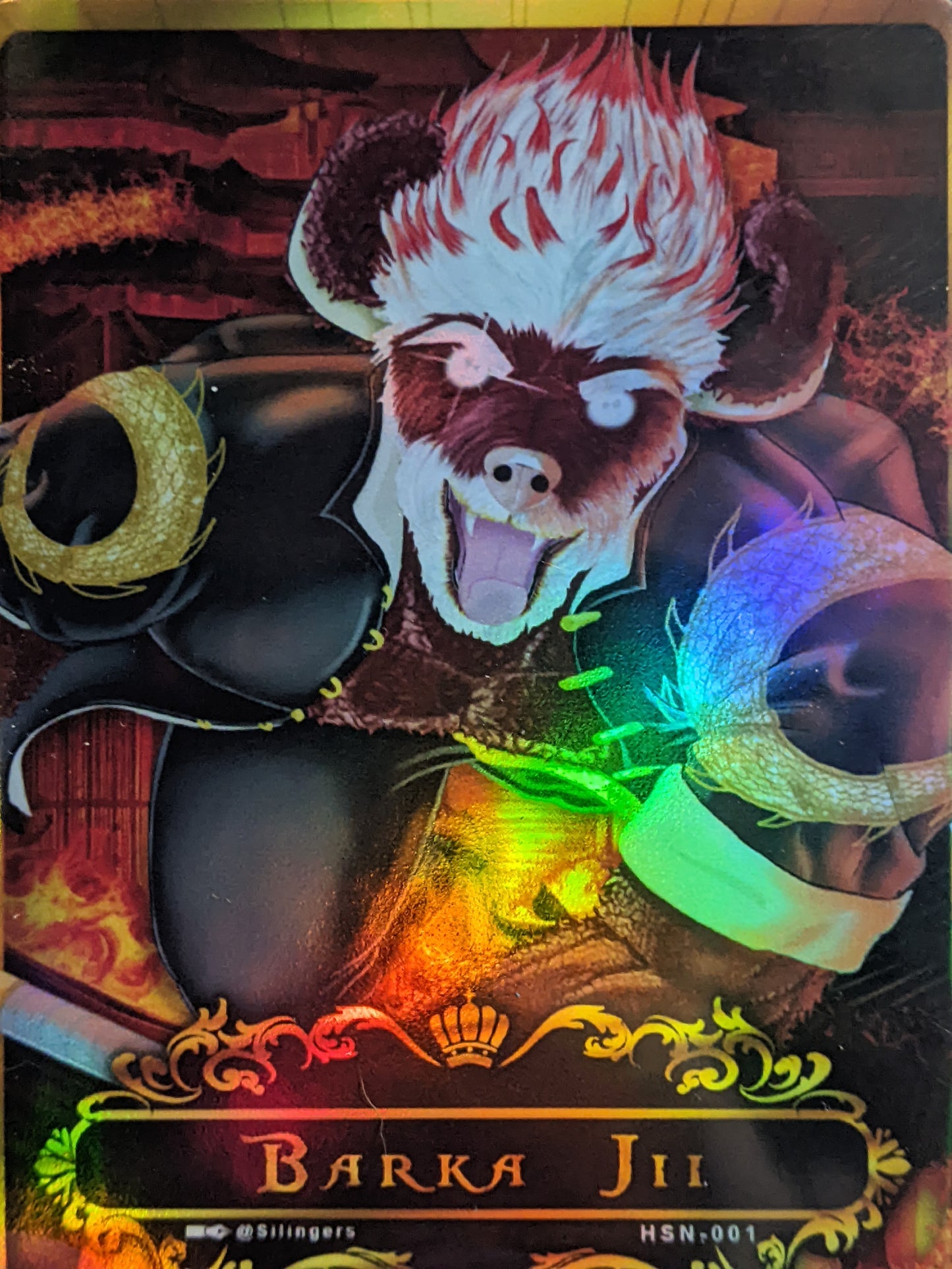 Barka Jii HustlesSmiths Holographic Trading Cards