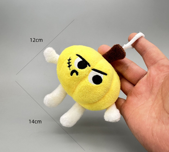 Plush Vegetable Keychain