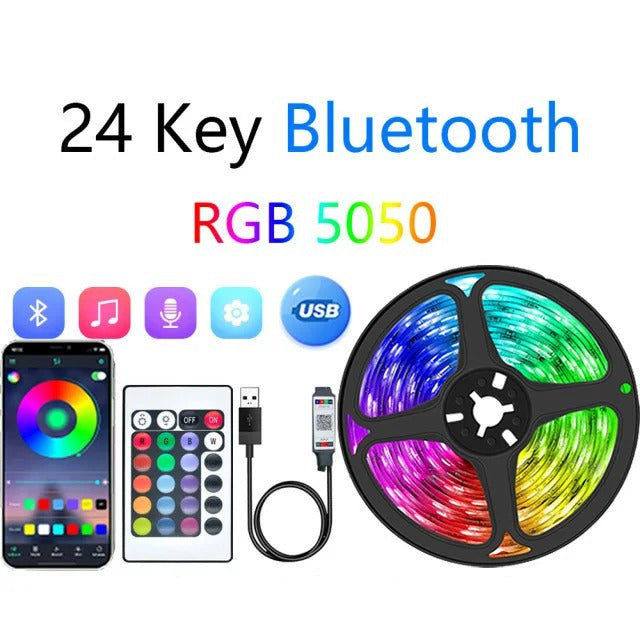LED light strip w USB & Bluetooth