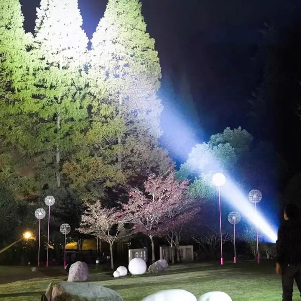 NightSun - Powerful White LED Chargeable Flashlight