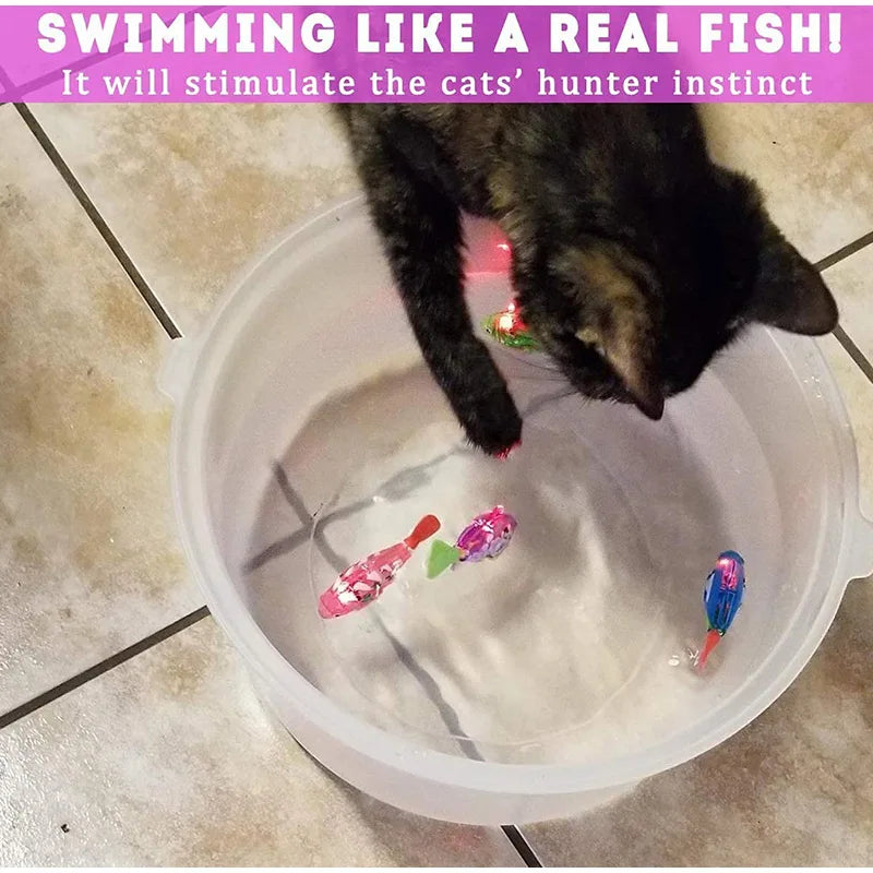 Electric Fish Toy with LED Light
