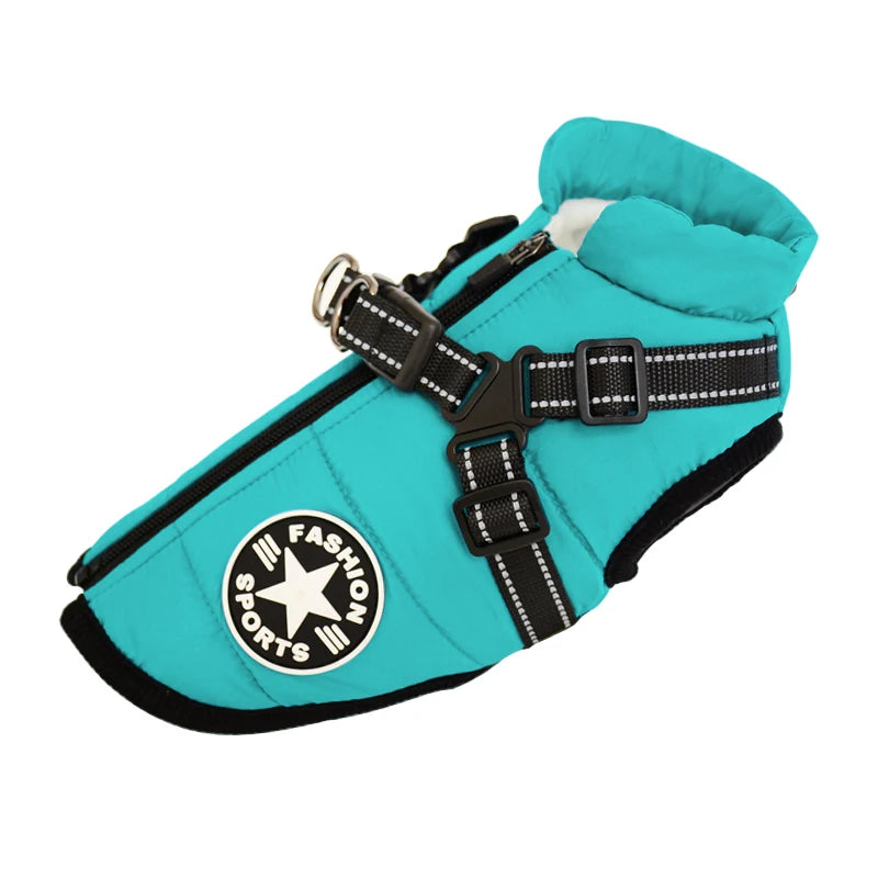 Cozy Pet Coat with Harness