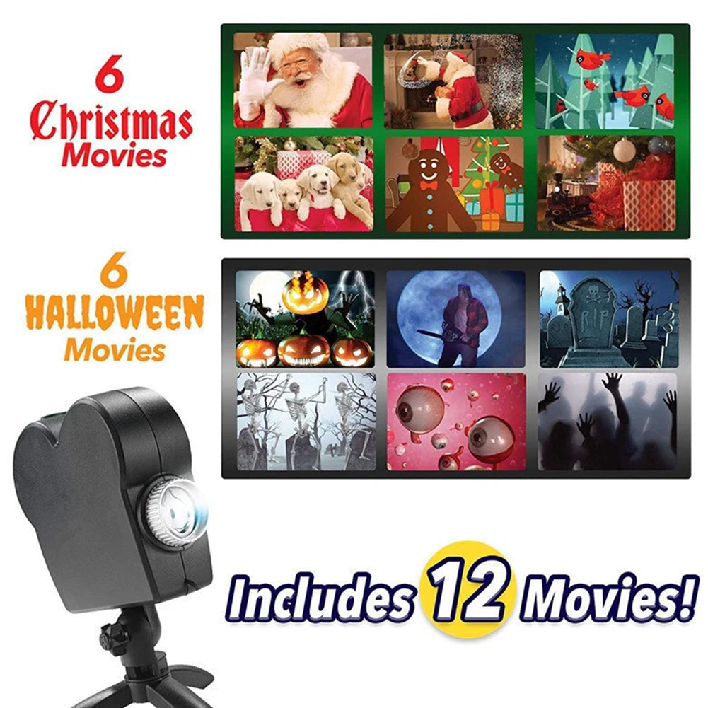 Hustle Holiday Projector