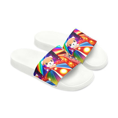 Rainbow Pups Youth Slide Sandals