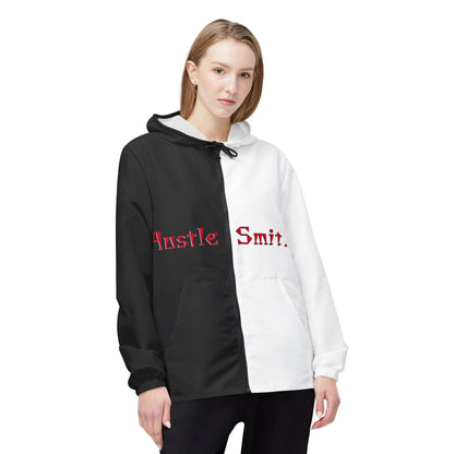 HustleSmiths B&W Windbreaker