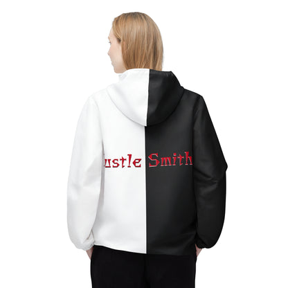 HustleSmiths B&W Windbreaker