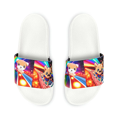 Rainbow Pups Youth Slide Sandals