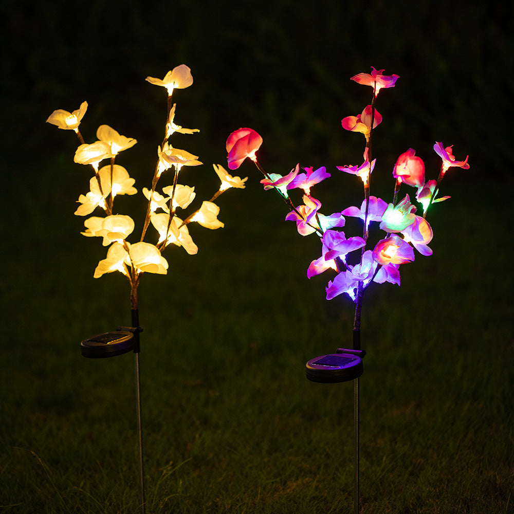 Courtyard Flowers Solar Powered Decorative Lights