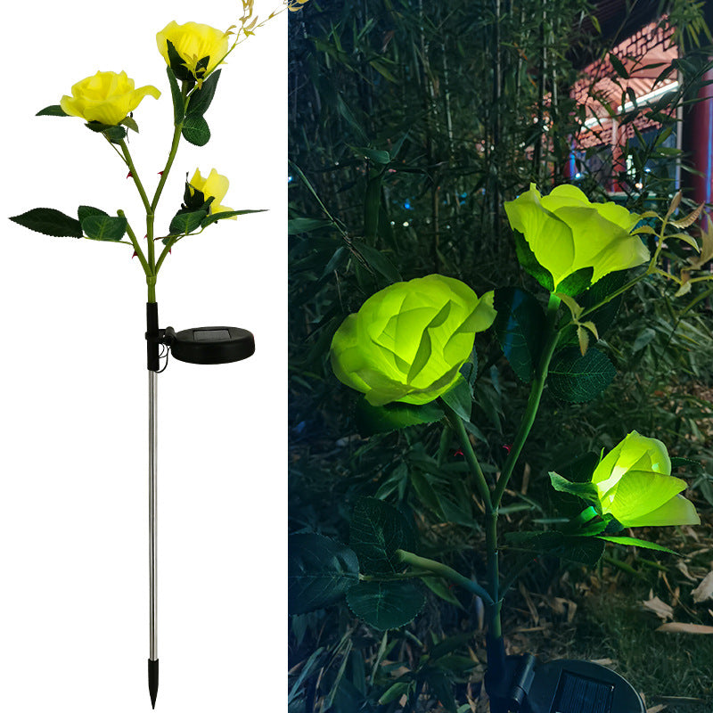 LED Flower Solar Lamp