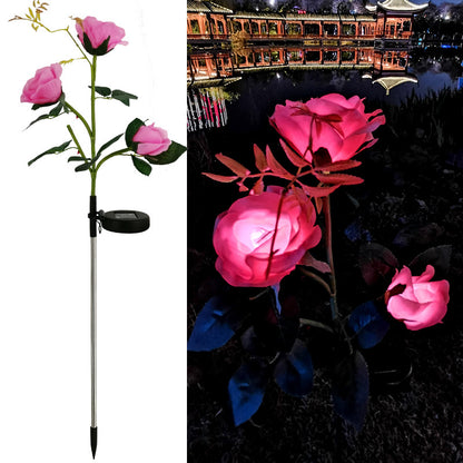 LED Flower Solar Lamp