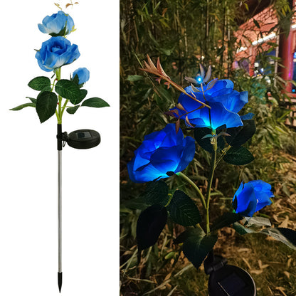 LED Flower Solar Lamp