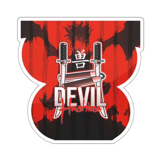 Devil Hashira - Shape Cut Stickers