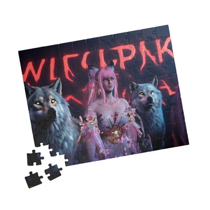 WolfgirlVS 110 Piece Jigsaw Puzzle