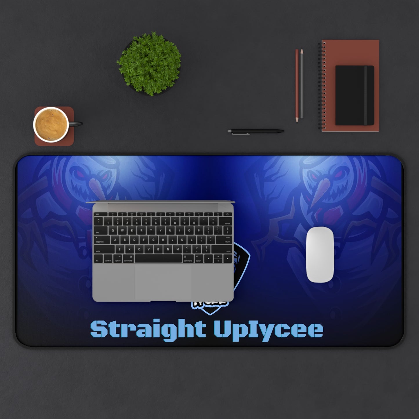 Straight Up Iycee Desk Mat