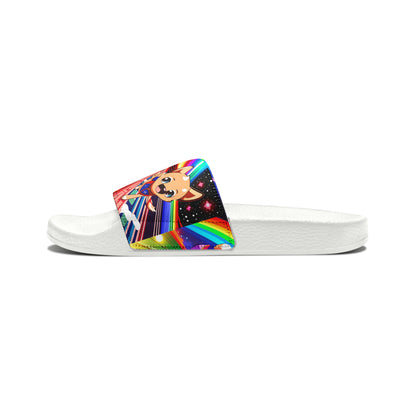 Rainbow Pups Youth Slide Sandals