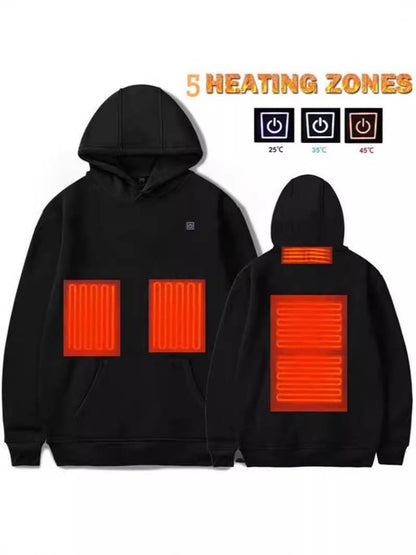 5Zone USB electric heating sweatshirt