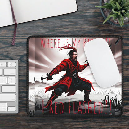 Red Flashed!! - Gaming Mouse Pad