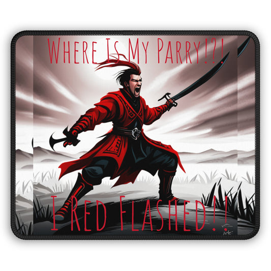 Red Flashed!! - Gaming Mouse Pad