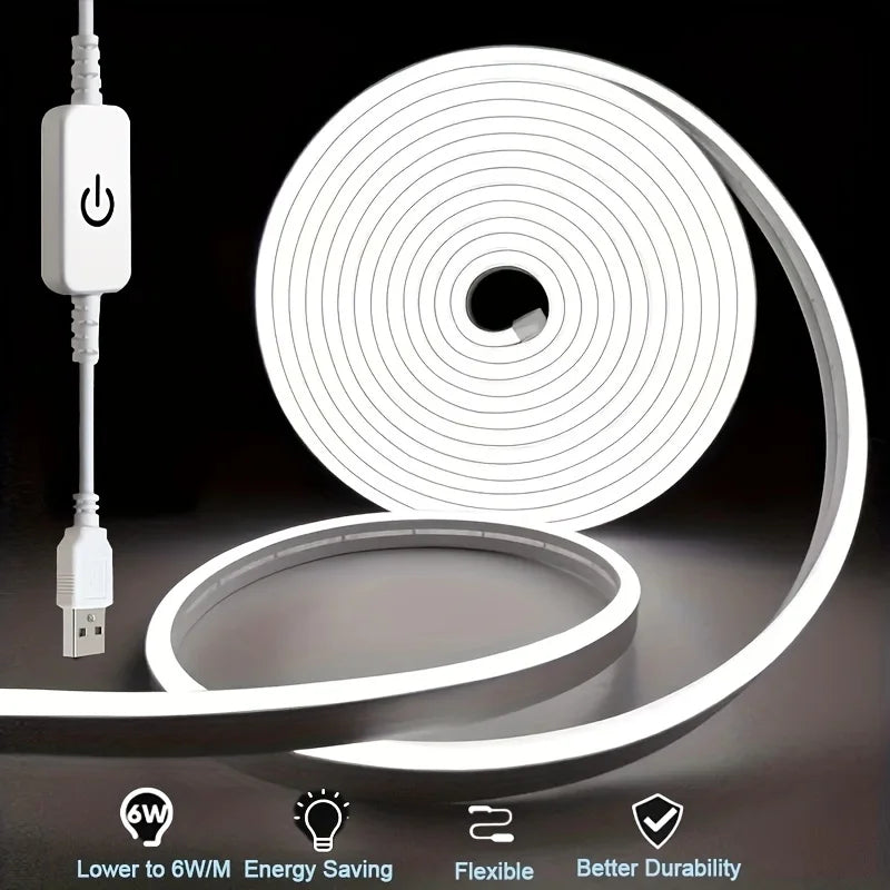 Waterproof Touch Sensor LED Strip, Dimmable Light Tape