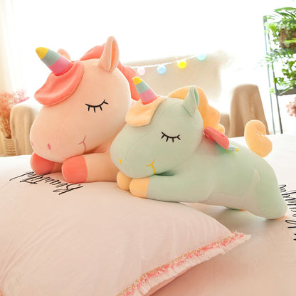 Winged Rainbow Unicorn Plush