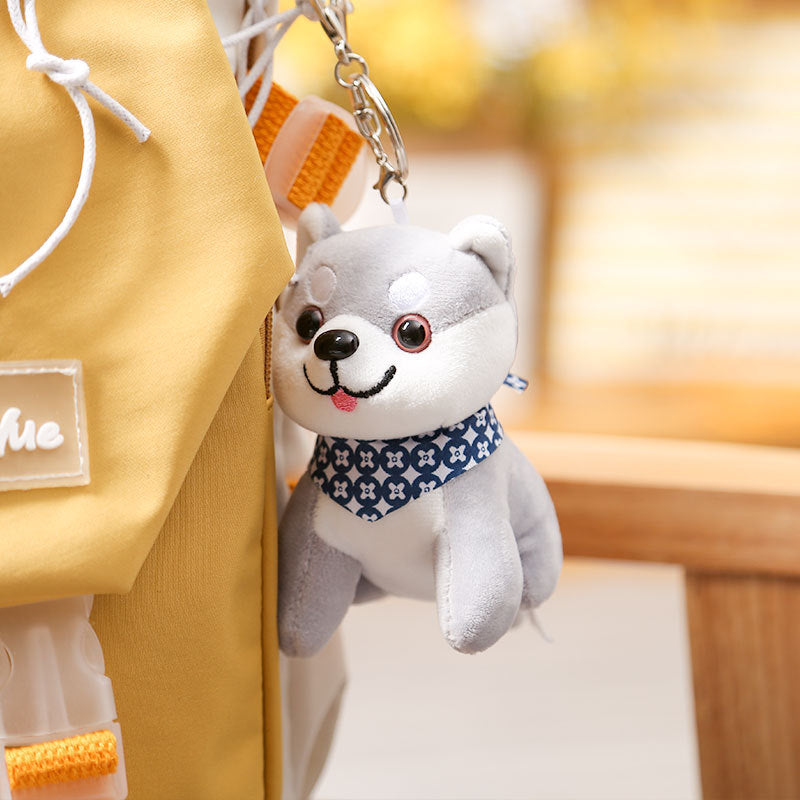 Puppy Plush Keychain (Rocky & Brocky)