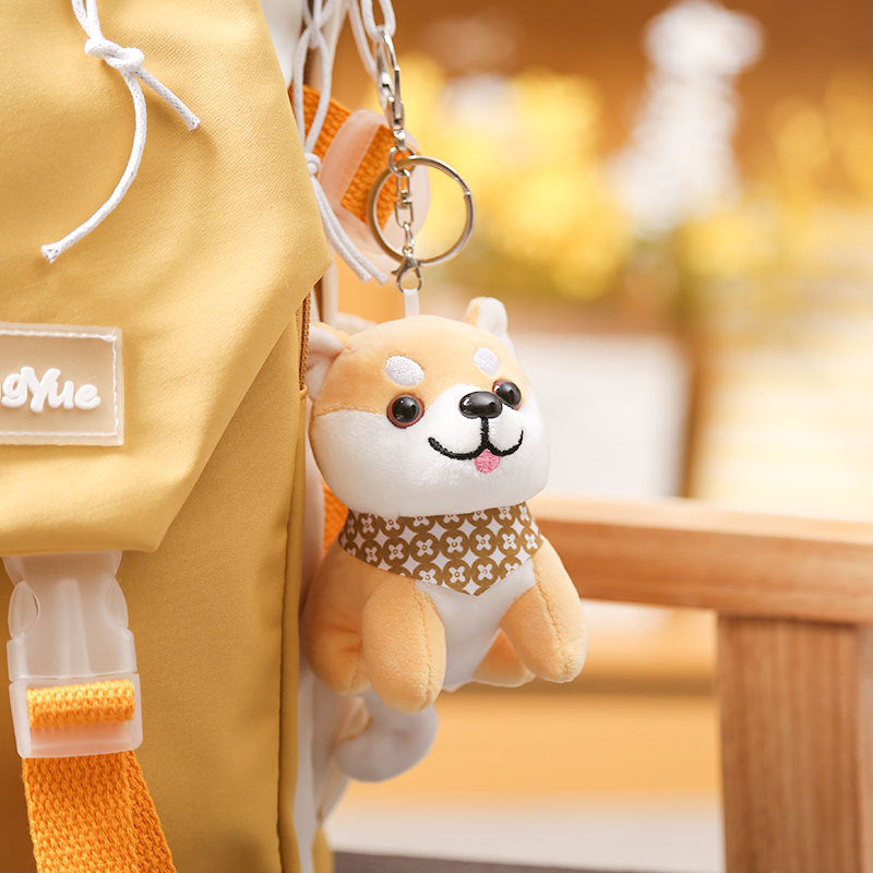 Puppy Plush Keychain (Rocky & Brocky)