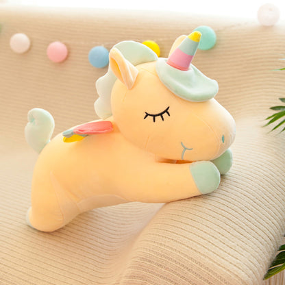 Winged Rainbow Unicorn Plush