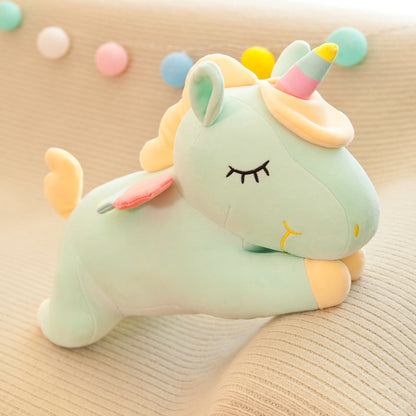 Winged Rainbow Unicorn Plush