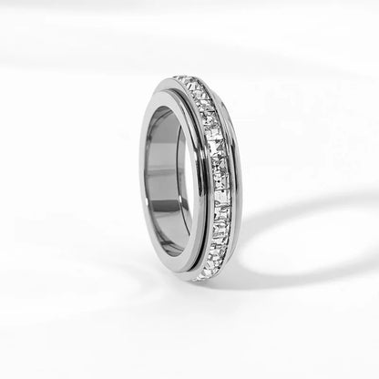 Full Circle Zircon Rotatable Ring