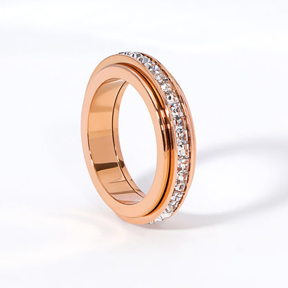 Full Circle Zircon Rotatable Ring