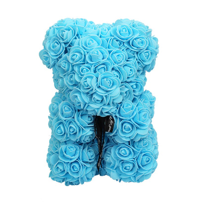 Rose Teddy Bear or Rose Puppy Dog 25cm