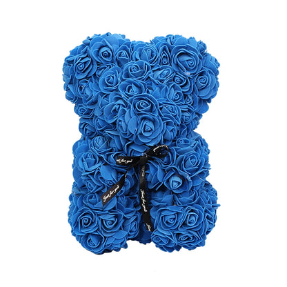 Rose Teddy Bear or Rose Puppy Dog 25cm