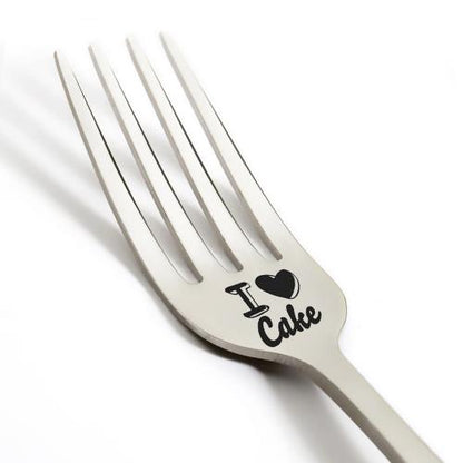 Special Fork Stainless Steel (Assorted Messages)