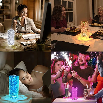 16 Colors Crystal Touch Lamp LED Light