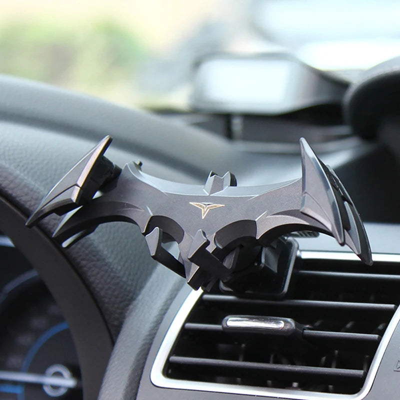 Bat Buckle Car Air Outlet Phone Holder for 4-6.5 Inch Devices