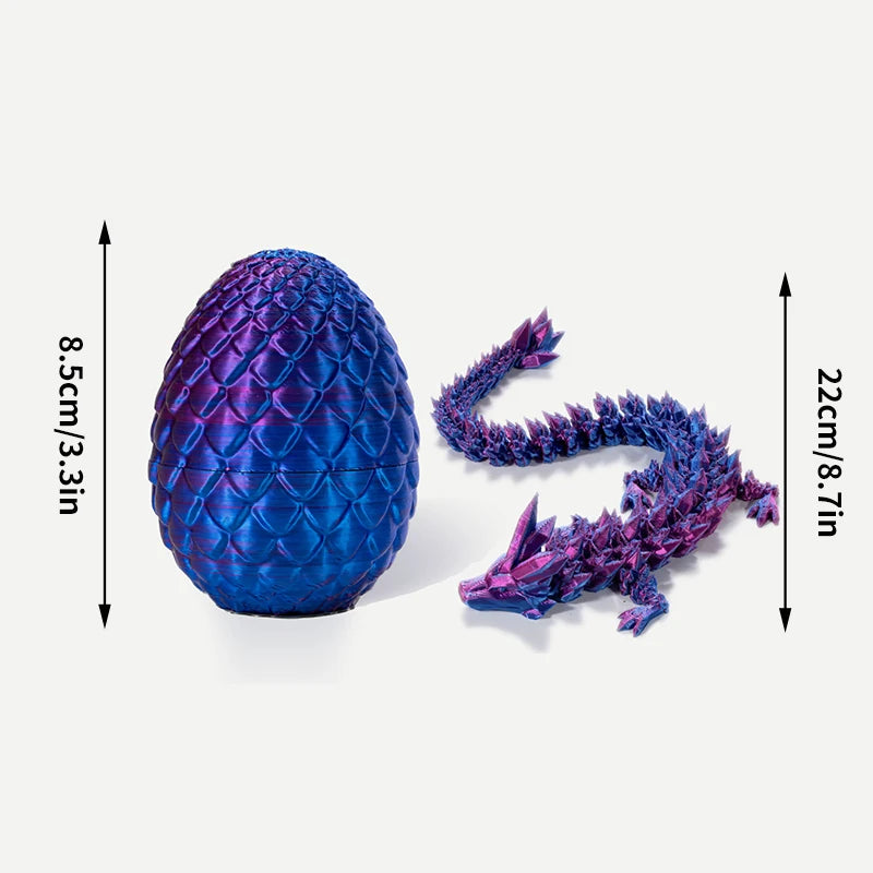 3D Printed Dragons or TRex w Egg