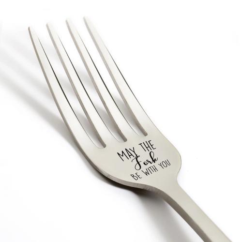 Special Fork Stainless Steel (Assorted Messages)