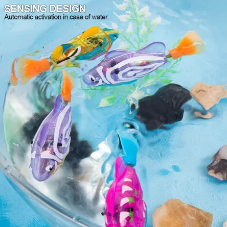 Electric Fish Toy with LED Light