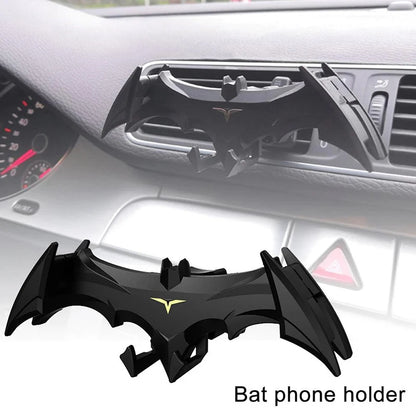 Bat Buckle Car Air Outlet Phone Holder for 4-6.5 Inch Devices