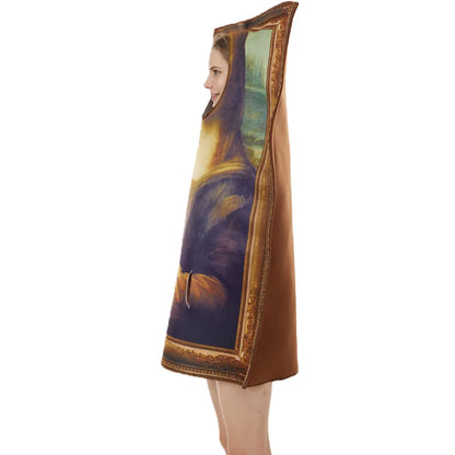 Cosplay Mona Lisa & The Scream Mural Costume